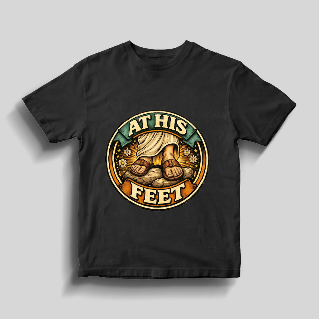 Street-at his feet