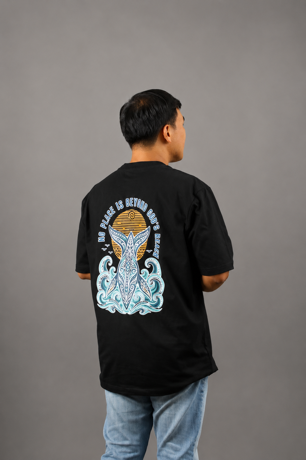 No Place Is Beyond God's Reach T-Shirt | Premium Christian Lifestyle Tee | EDIFIED Clothing