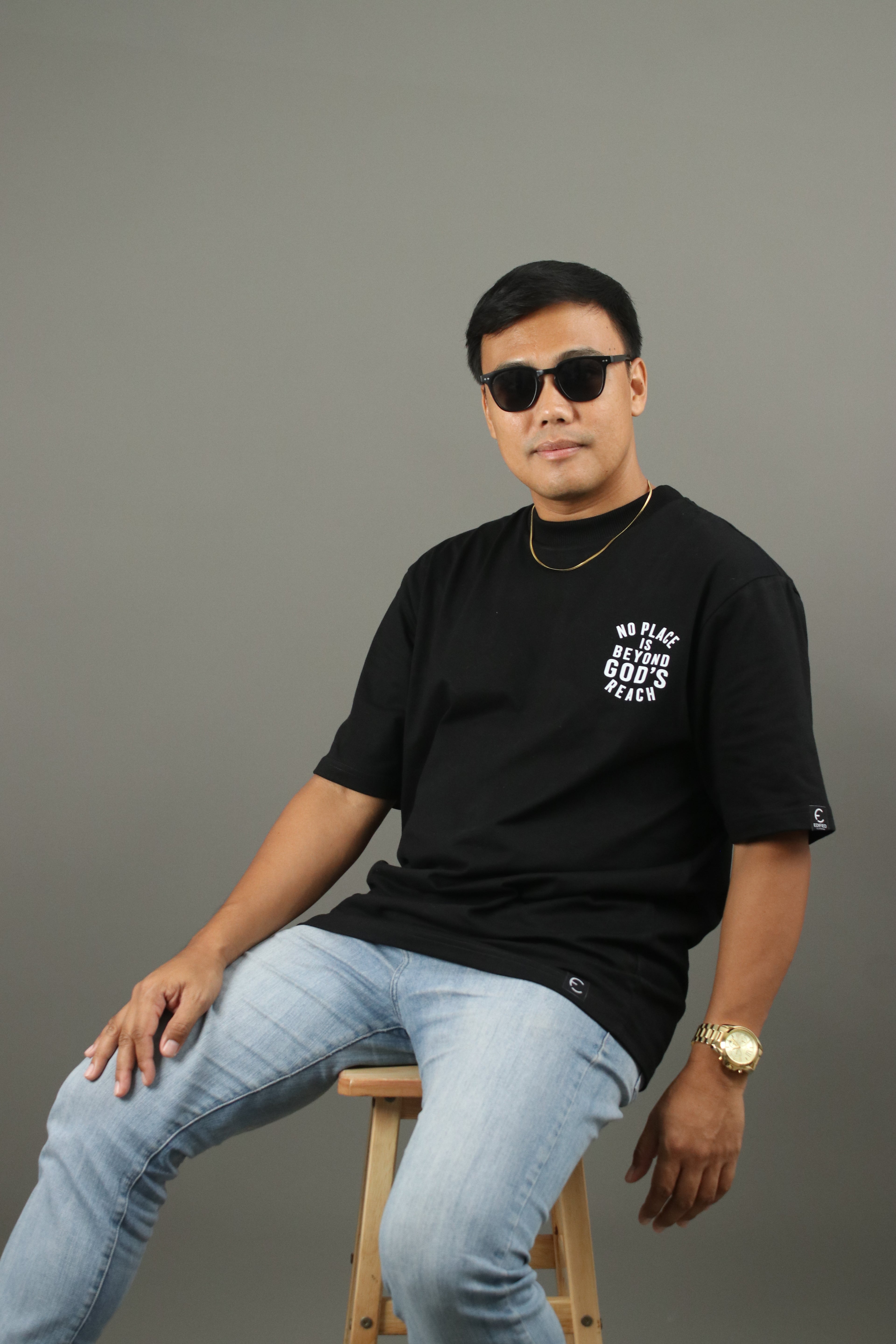 No Place Is Beyond God's Reach T-Shirt | Premium Christian Lifestyle Tee | EDIFIED Clothing