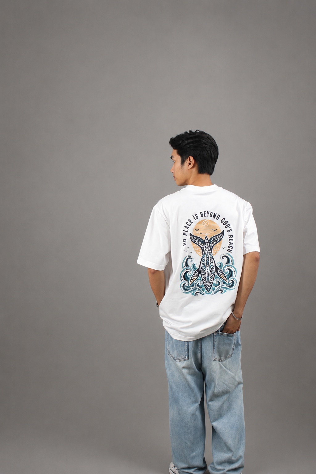 No Place Is Beyond God's Reach T-Shirt | Premium Christian Lifestyle Tee | EDIFIED Clothing